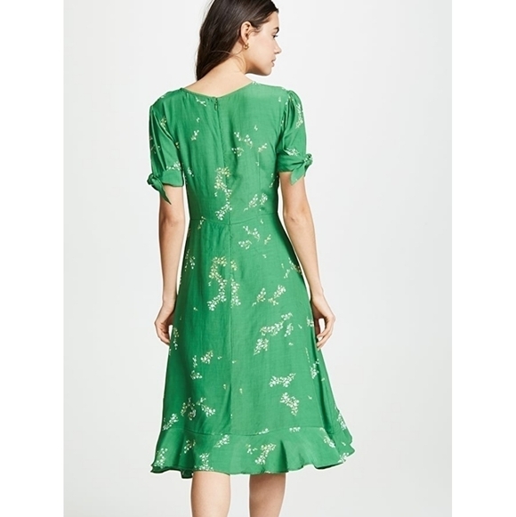 Faithfull the Brand Emilia Botany Floral Print Midi Dress NWT Size 4/Small - Picture 8 of 17